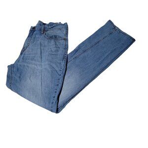 Old Navy Straight Jeans Mens Size 34 X 34 Mid Rise Light Wash Denim Pants